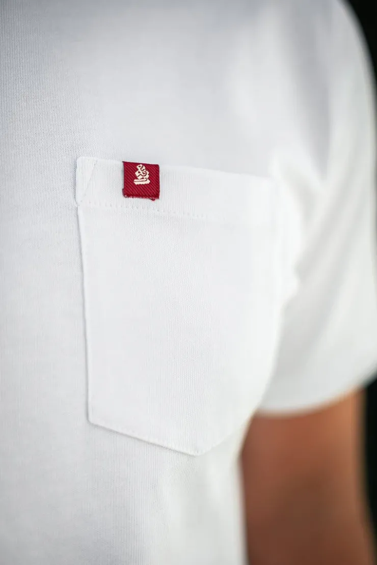 &SONS Boxer Pocket T-Shirt White>Men Tops