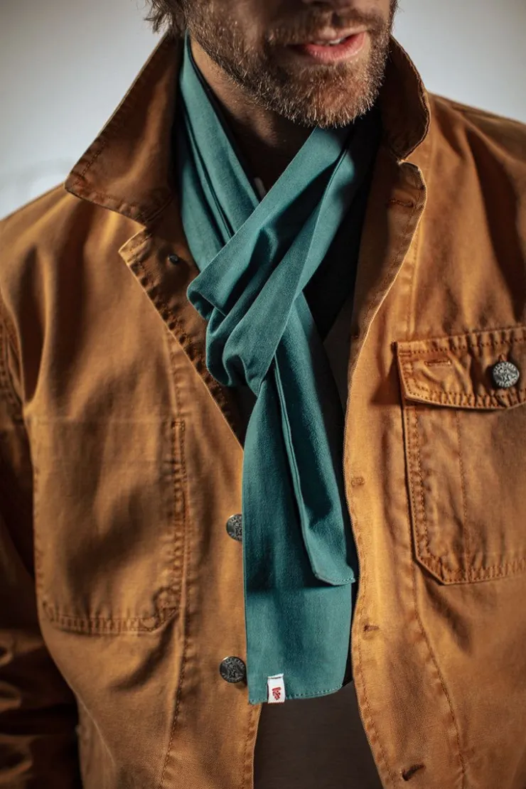 &SONS Sea Green Scarf>Men Scarves