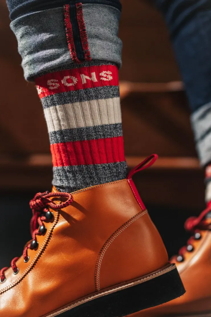 &SONS Baseline Socks Grey>Men Footwear