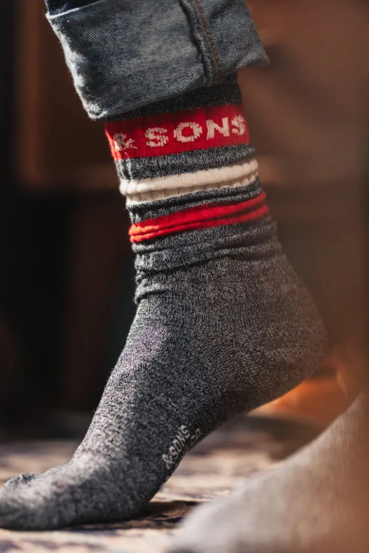 &SONS Baseline Socks Grey>Men Footwear