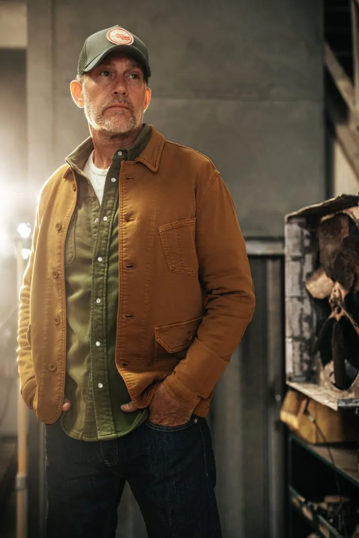 &SONS Carver Jacket Tan>Men Jackets & Coats