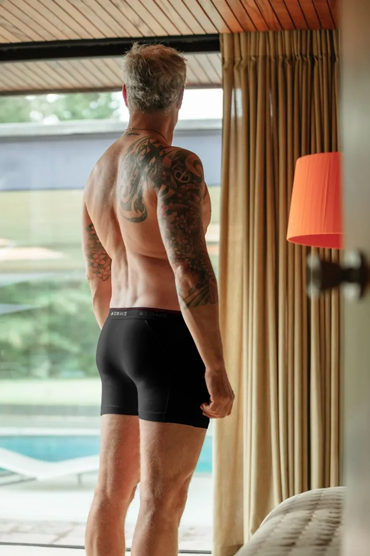 &SONS Essentials Boxer Shorts Black>Men Tops