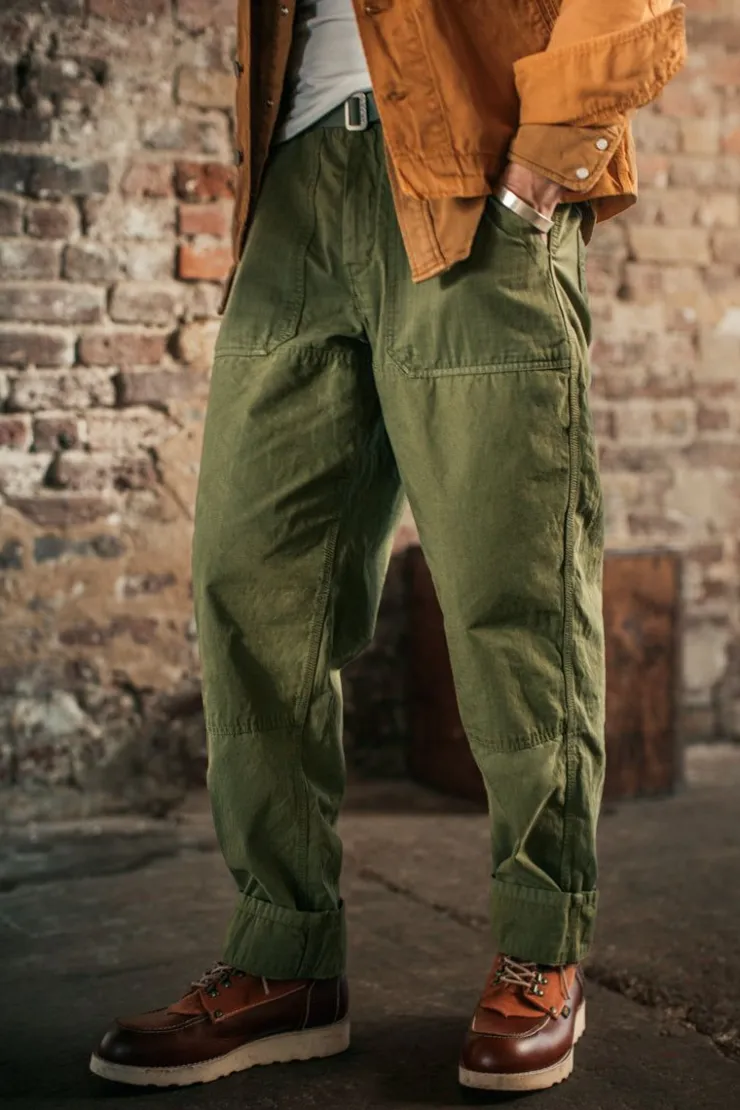 &SONS Fatigue Pant Army Green>Men Bottoms & Shorts