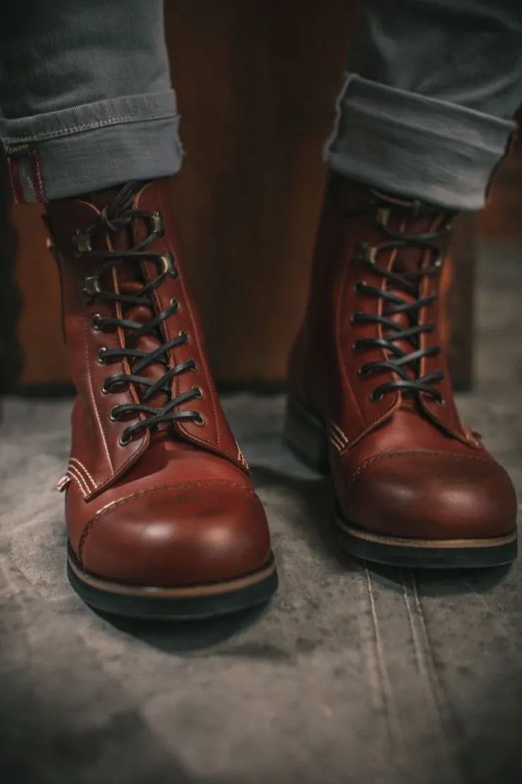 &SONS The Drover Boot Brown>Men Leather Goods