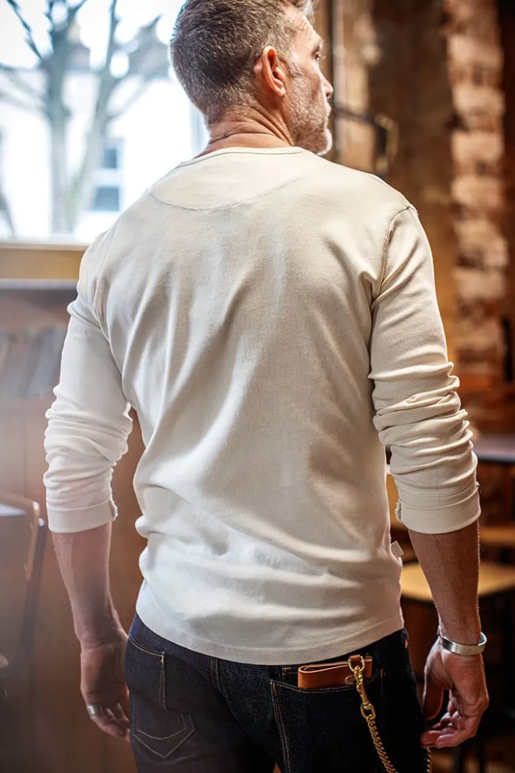 &SONS The New Elder Henley Shirt Raw>Men Tops