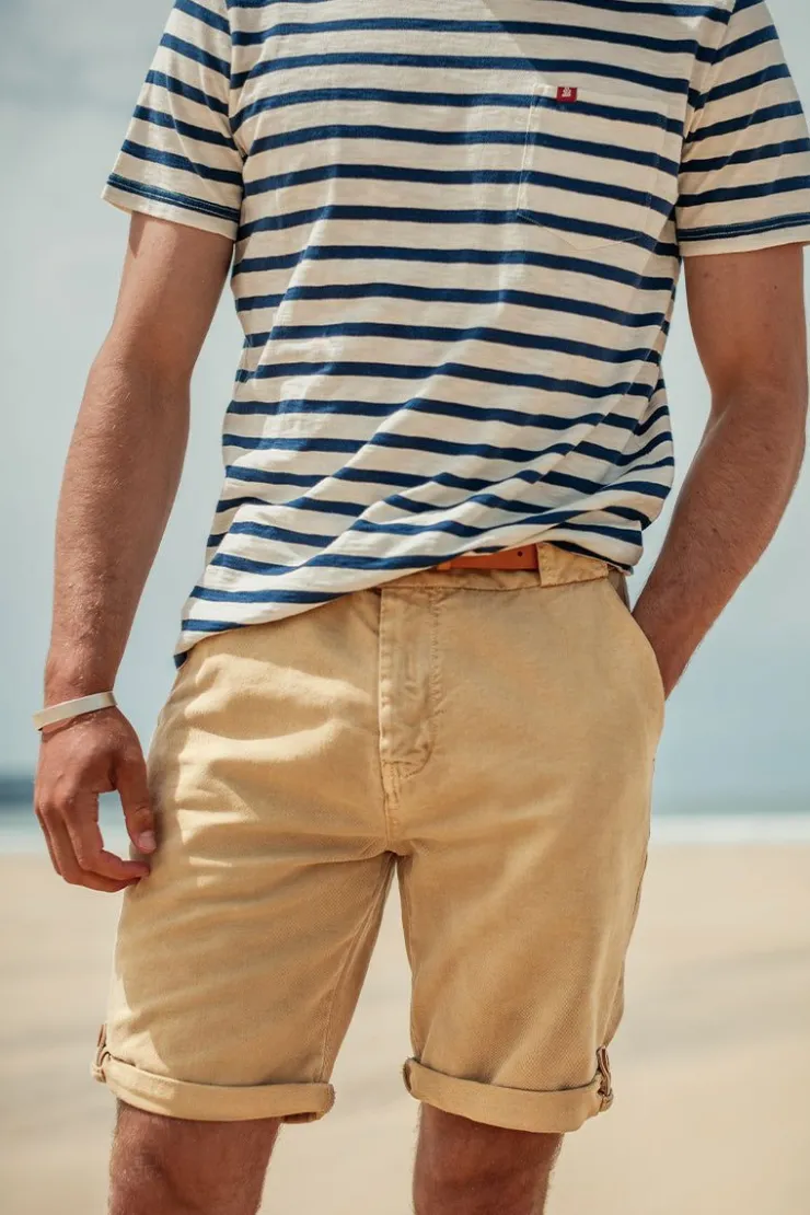 &SONS Virgil Chino Shorts Tan>Men Bottoms & Shorts